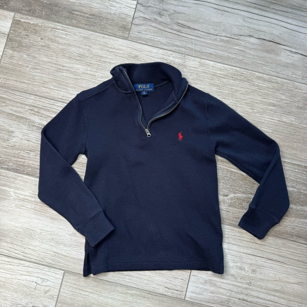 POLO RALPH LAUREN Boys Sweater and Shirt Size 8 - Picture 2 of 11